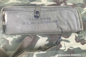 CS156 CASE CS156 Borsa radio da paracadutista WWII  imbottita  per il trasporto della radio BC-611. Accessori per apparati radio Militari