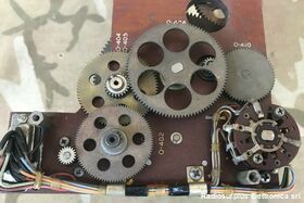 Collins180 Roller motorizzato mod. 180  Induttanza variablie da 3 - 80 micro Henry Accessori per apparati radio Militari