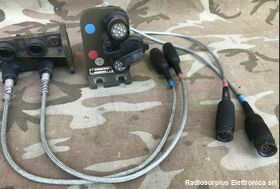  A/VHF-NKA 80K Cavo Adattatore Audio con Supporto  A/VHF-NKA 80K  Utilizzato con apparati radio SEM 70,80,90,93 Accessori per apparati radio Militari