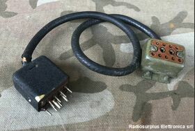 M/F 8+2 Cavo collegamento  M/F 8+2  Cavo di collegamento maschio/femmina 8 poli + 2 Accessori per apparati radio Militari