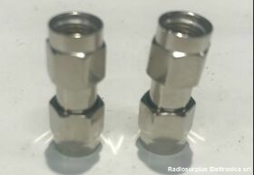 kitbncfbncf5 Connettore Adattatore SMA - SMA  Adattatore da SMA maschio a SMA maschio  Kit 5 pezzi Componenti elettronici
