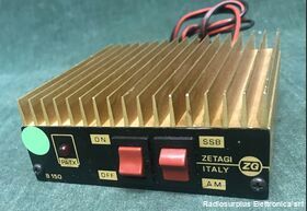 B 150 Linear Amplifier  ZETAGI B 150  Amplificatore lineare 26-30 Mhz  Alimentazione 12 Volt DC Telecomunicazioni