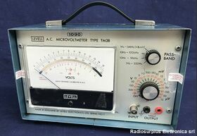 Electronics mod. 1090 A.C. Microvoltmeter Level Electronics mod. 1090 Microvoltmetro in AC da 1 Hz a 3 Mhz Strumenti