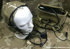 MAB-1 compl  MAB-1  -versione originale Americana-  Ricetrasmettitore monocanale revisionato e funzionante con tutti gli accessori  Apparati radio