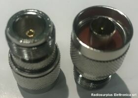kitN-N-S Adattatore R.F. Spina N - Presa N Salvaconnettore N -UHF Componenti elettronici