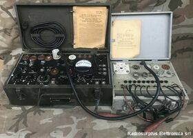 I-177-A + MX-949A/U Tube Tester I-177-A + Adapter kit MX-949A/U  Prova valvole  U.S. Army + adattatore  In ottimo stato, con manuale originale. Test e Strumenti di Misura Militari