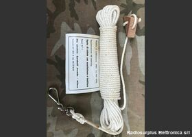  Tirante controvento  Vento di cotone con  moschettoni e tenditore -nuovo Accessori per apparati radio Militari