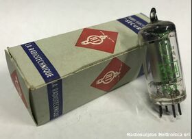 3S4 Valvola  3S4  Pentodo RADIOTECHNIQUE Componenti elettronici