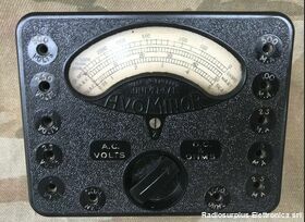 AvoMinor 1^ serie AvoMinor 1^ serie  Multimetro portatile analogico -vintage Accessori per apparati radio Militari