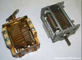 Variable150BC191 Condensatore variabile in aria  Ricambio originale BC191 Condensatori