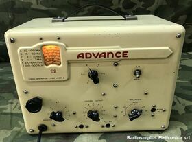 ADVANCE type E model 2 Signal Generator ADVANCE type E model 2 Test e Strumenti di Misura Militari