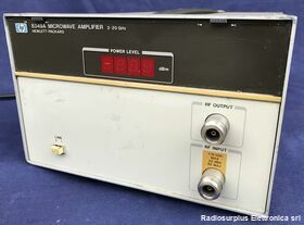 HP 8349A Microwave Amplifier HP 8349A     Amplificatore rf da 2 a 20 Ghz Potenza massima 100 mWatt, guadagno 15 dB Strumenti