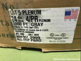  E406583 Communication Telephone Cable  E406583 UL Type CMP cat.5  Cavo di rete professionale militare Materiale elettrico