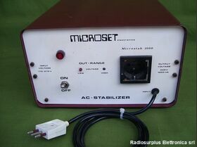 STAB 1000 MICROSET mod. MICROSTAB 1000 Stabilizzatore di tensione 220 volt 1000Va Strumenti