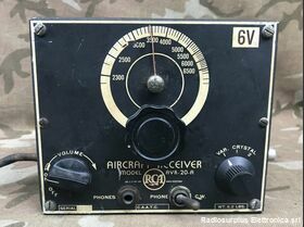  RCA model AVR-20-A Aircraft Receiver da 2700 a 6700 Khz Apparati radio