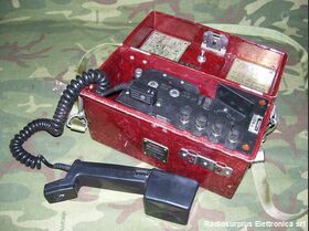 F1603 Telefono da campo RUMENO F 1603 Apparati radio militari