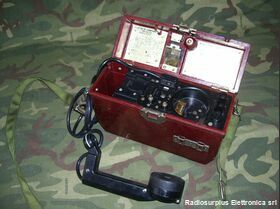 TC-72 Telefono da campo RUMENO TC-72 Apparati radio militari
