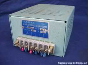 L.A.R.C.E.T. tipo AM 24/5 Alimentatore lineare stabilizzato L.A.R.C.E.T. tipo AM 24/5 Strumenti