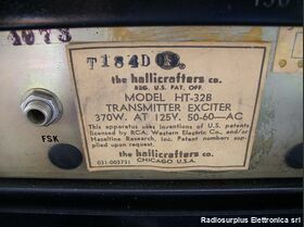 the Hallicrafters  HT-32B + SX-1 Linea RTX the Hallicrafters  HT-32B + SX-101A Apparati radio
