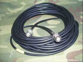 CD 06/RH4 Cavo antenna RG58 52 Ohm innestato BNC lunghezza 13 mt Accessori per apparati radio Militari
