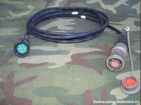 RAYCHEM 1/4 DR-25 4830A 121090 Cavo di collegamento P.D.P. / Radio RAYCHEM 1/4 DR-25 4830A 121090 Accessori per apparati radio Militari