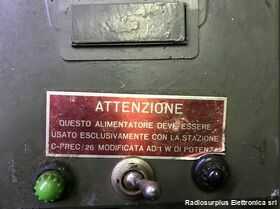 C/PRC-26 CC-1 Ricetrasmettitore C/PRC-26 CC-1 Apparati radio