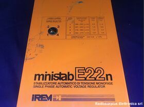 MINISTAB E22n IREM Stabilizzatore Automatico di Tensione MINISTAB E22n IREM Strumenti