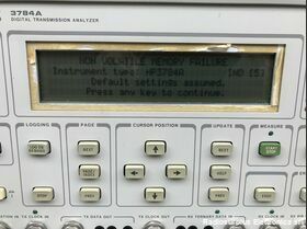 HP 3784A Digital Transmission Analyzer HP 3784A -DA REVISIONARE Strumenti