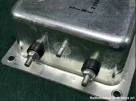 HPF 25/085/21 Filtro Rete monofase DUCATI EMI Filter HPF 25/085/21 Accessori per apparati radio Militari