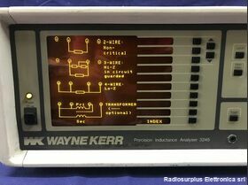 WK 3245 Precision Inductance Analyzer  WAYNE KERR WK 3245 Strumenti