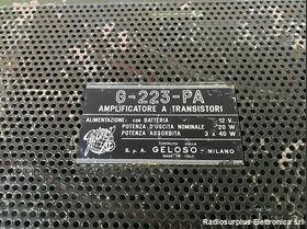 GELOSO G-223-PA Amplificatore a Transistor GELOSO G-223-PA Varie