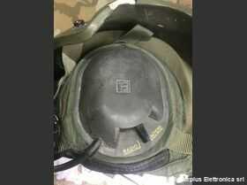C19/89 Casco da carrista VINTAGE  C19/89 Apparati radio militari