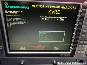 ZVRE Rohde & Schwarz ZVRE Analizzatore di rete vettoriale da 9 Khz a 4 Ghz Strumenti