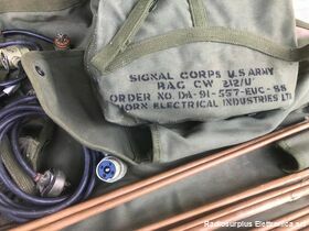 CW-206/GR CW-206/GR  Sacca con accessori per ricevitore radio GRR-5 Accessori per apparati radio Militari
