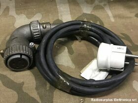HM-4 Cavo alimentazione Apparati Russi  HM-4  Presa 4 poli -ottimo stato Accessori per apparati radio Militari