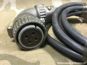 HM-4 Cavo alimentazione Apparati Russi  HM-4  Presa 4 poli -ottimo stato Accessori per apparati radio Militari