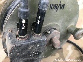 RL-108/VI Avvolgicavo con cavo audio per rtx  RL-108/VI  Consentiva il collegamento a distanza di microfono e cuffia Accessori per apparati radio Militari