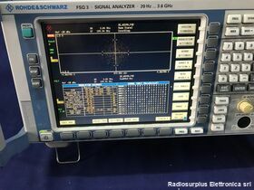 FSQ-3  ROHDE & SCWARZ FSQ-3  Signal Analyzer  da 20 Hz a 3,6 GHz Strumenti