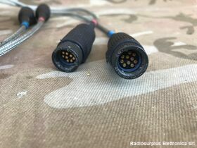  A/VHF-NKA 80K Cavo Adattatore Audio con Supporto  A/VHF-NKA 80K  Utilizzato con apparati radio SEM 70,80,90,93 Accessori per apparati radio Militari