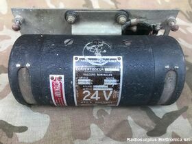 DM-37 Dynamotor  DM-37  Alimentatore a 24 volt originale per BC-604 Accessori per apparati radio Militari