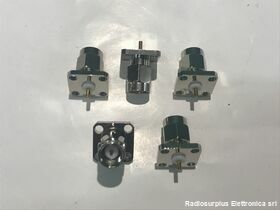 kitsma5 Spina SMA da pannello  Flangia 4 fori, cavo a saldare Componenti elettronici