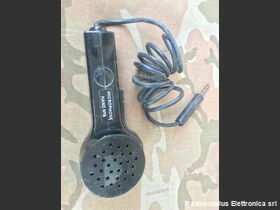 HAND N°8 Microfono a Carbone  HAND N°8 -usato, cavo gommato Accessori per apparati radio Militari