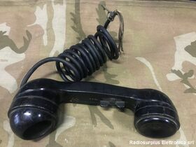 TS-9-W Microtelefono con ptt  TS-9-W  Microtelefono U.S. Army anni 40 Accessori per apparati radio Militari