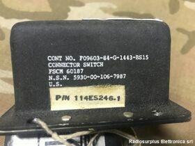 GRIMER 60-0068-3 Connectors SWITCH  GRIMER Part n° 60-0068-3 Accessori per apparati radio Militari