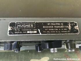 PRC-74 PRC-74  Ricetrasmettitore Utilizzato nella guerra del Vietnam  Frequenza da 2 - 12 mhz in SSB/CW  -Solo radio, senza vano batterie e batterie Apparati radio