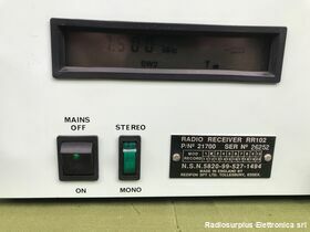 RR102 REDIFON RR102   Ricevitore in Am da 150 Khz a 30 Mhz in  6 bande  e in FM da 88-108 Mhz, uscita audio B.F.mono/stereo Apparati radio