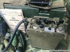 A510 WIRELESS Station A510 Ricetrasmettitore dell'esercito Australiano Gamma operativa da 2 a 10 Mhz in due bande, modulazione AM-CW Apparati radio