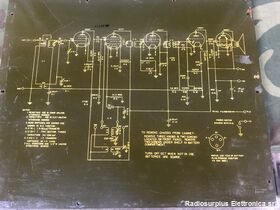 BP2-A5 Templetone Radio BP2-A5  Ricevitore radio in dotazione alle truppe militari Statunitensi denominato - MORALE RADIO Apparati radio
