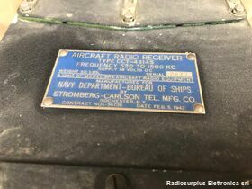 CCT-46145 Command Radio Set   AN/ARC-5 type CCT-46145 (R-24 serie ARA)  Ricevitore Aeronautico  U.S. Army Apparati radio