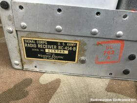 BC-454-B Aircraft Radio Receiver  Command Radio Set  SCR-274-N  type BC-454-B (R-26/ARC-5) Apparati radio